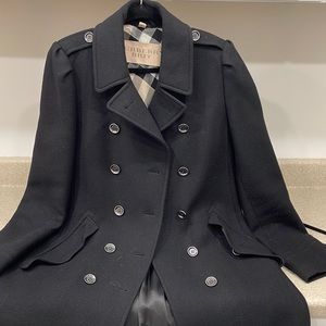 Burberry Brit black double breasted coat